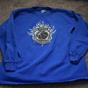 Batavia Blue Devils Youth Long Sleeve Shirt